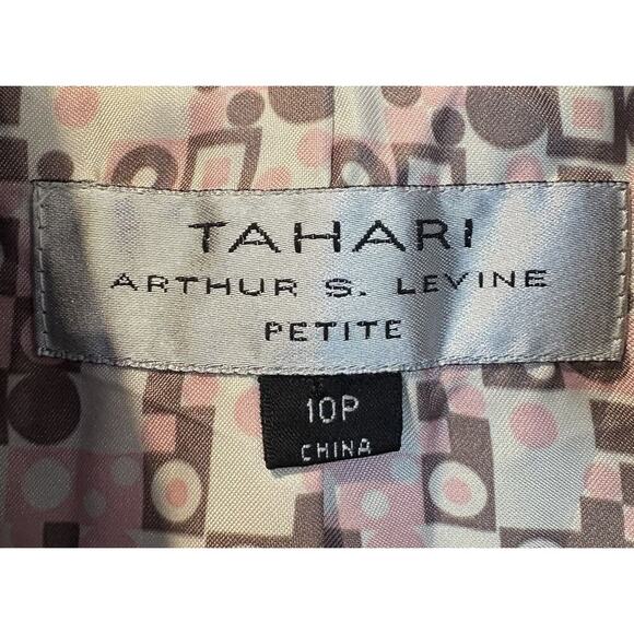 Tahari Women's Brown Blazer Jacket Career Size 10P‎ (J) - Picture 3 of 5